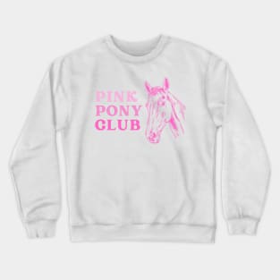 Pink Pony Girl Crewneck Sweatshirt